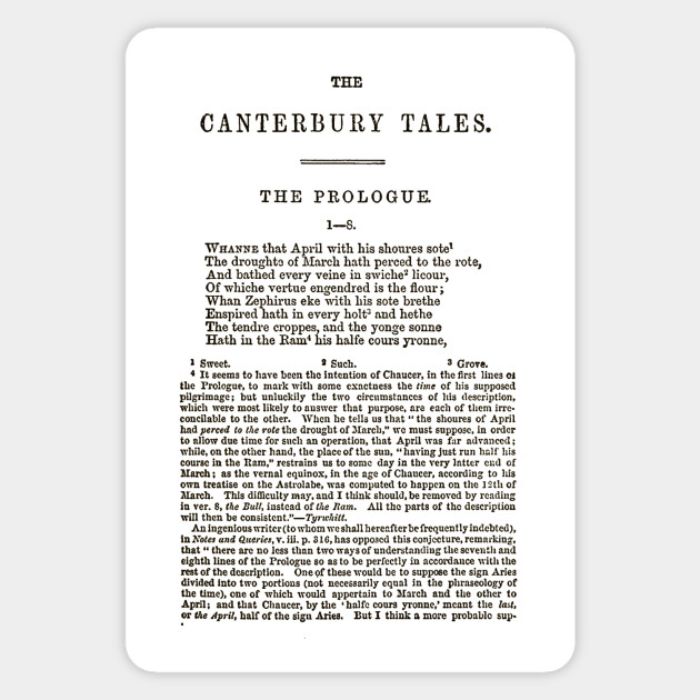 Canterbury tales prologue claymation christmas